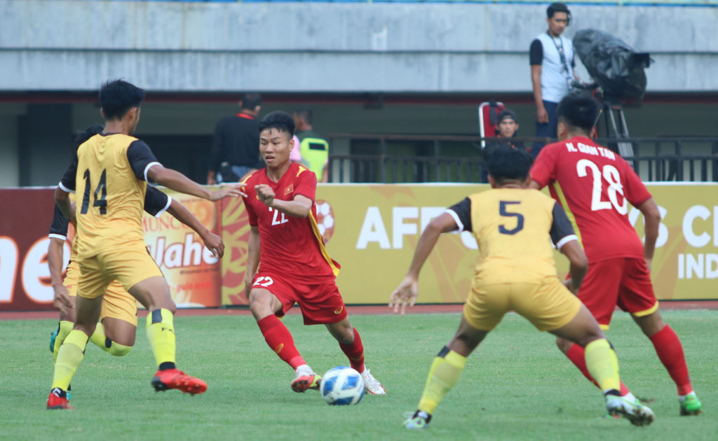 U19 Việt Nam thắng Brunei bằng đội hình 2 ở U19 Đông nam á