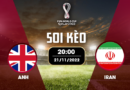 Soi kèo Anh vs Iran, 20h00 ngày 21/11