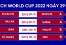 Lịch thi đấu World Cup 2022 hôm nay (29/11): Anh và Hà Lan tìm vé đi tiếp