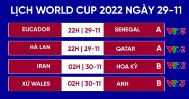 Lịch thi đấu World Cup 2022 hôm nay (29/11): Anh và Hà Lan tìm vé đi tiếp